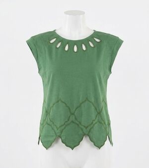 NEW EMILY MCCARTHY hatti tank in green